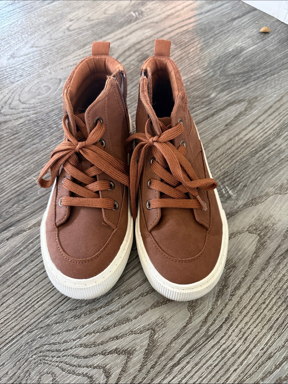 Cat & Jack Brown High-Top Kids Sneakers